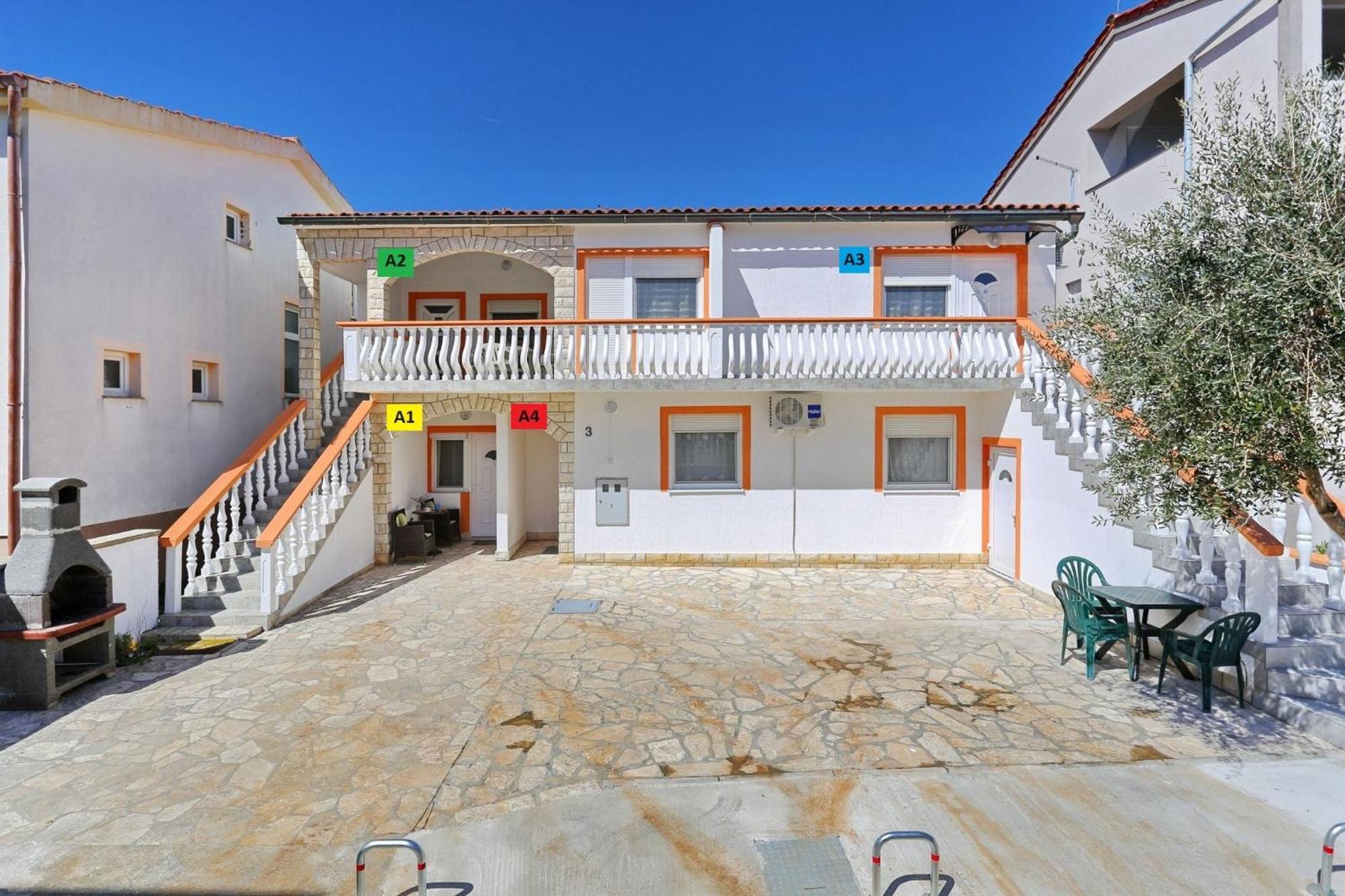 Apartments Marino Vir Bagian luar foto